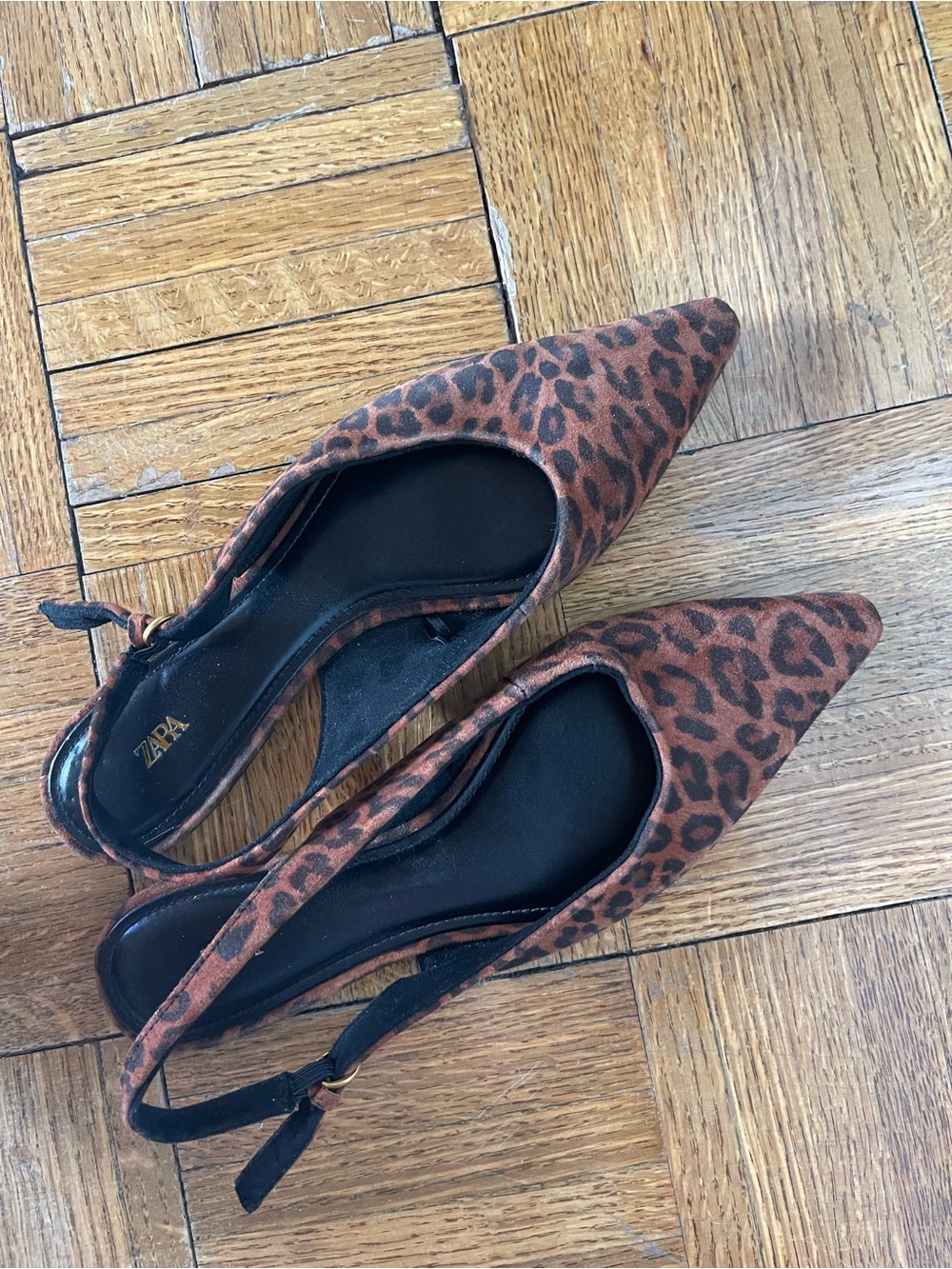 Zara Leopard Print flats